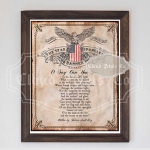 Banner de estrellas vintage imprimible: Arte mural patriótico del 4 de julio (descarga digital)