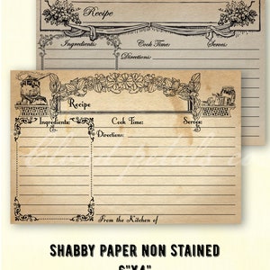 Vintage Blank Recipe Card 6x4 - Il 300x300.4914703462 Spz5 