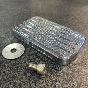 Harley Davidson Bagger Brake Pedal - Powder Coat - Chrome