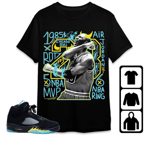 Jordan 5 Aqua Unisex T-shirt Kid 