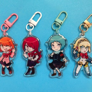 Persona 3 Girls Charms