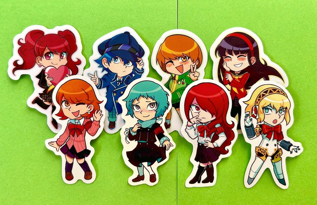 Persona 3 & 4 Girls Stickers - Etsy