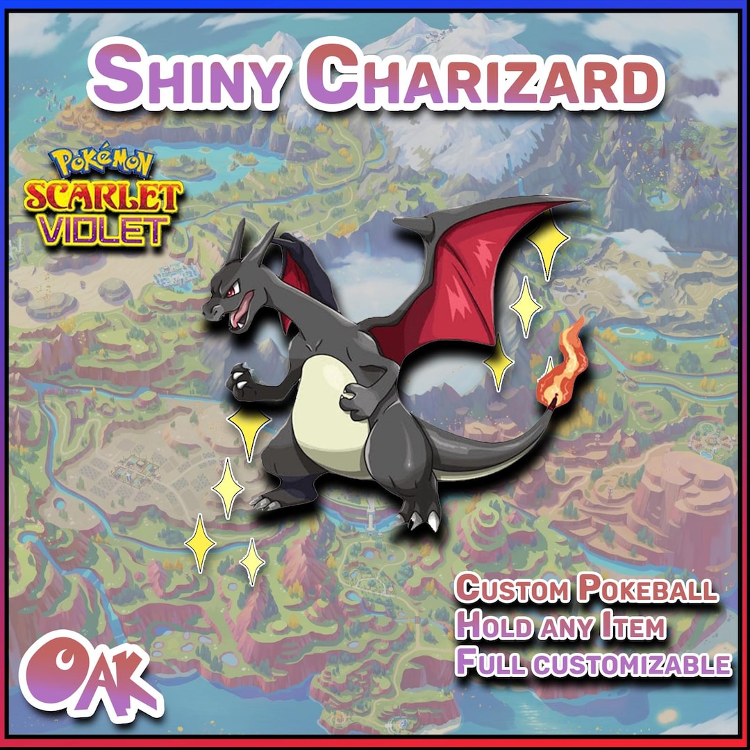 Pokemon Scarlet & Violet | Shiny Charizard | 6 Iv's | Fast Trade - Etsy