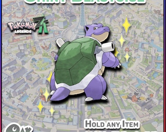 Pokemon Legenden Z-A | Glänzende Blastoise | 6 IV's Schaukampftauglich | Schnellhandel | Alpha