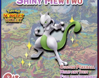 Pokemon Scharlachrot & Violett | Glänzende Mewtu | 6 IV's Bereit | Freie Meisterball | Schneller Handel