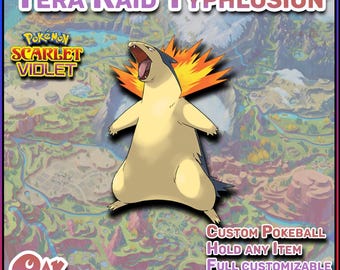 Pokemon Scarlet & Violet | Tera Raid Typhlosion | 6 IV's Ready | Free Masterball | Fast Trade