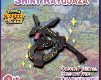 Pokemon Scharlachrot & Violett | Glänzendes Rayquaza | 6 IV's |  Schneller Handel