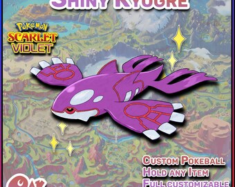 Pokemon Scarlet & Violet | Shiny Kyogre | 6 IV's |  Fast Trade