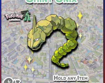 Pokemon Legends Z-A | Shiny Onix | 6 IV's Battle Ready | Fast Trade | Alpha
