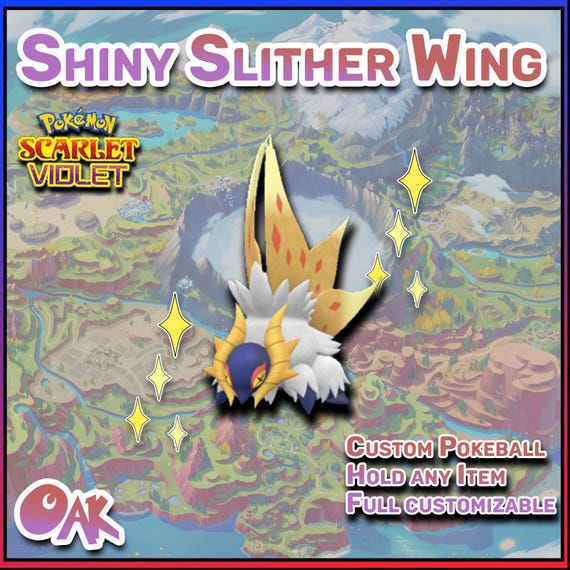 Pokemon Scarlet & Violet | Shiny Slither Wing | 6 Iv's Battle Ready | Free  Masterball | Fast Trade - Etsy