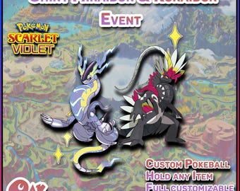 Pokemon Scarlet & Violet | Shiny Koraidon and Miraidon | Event | Fast Trade