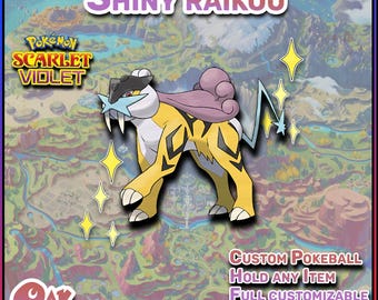 Pokemon Scarlet & Violet | Shiny Raikou | 6 IV's |  Fast Trade
