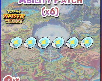 Pokemon Scharlachrot & Violett | 6 Fähigkeits Patches