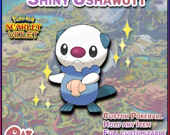 Pokemon Scharlachrot & Violett | Glänzend Oschawatt | 6 IV's |  Schneller Handel