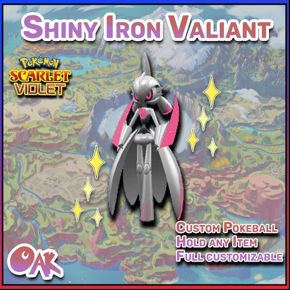 Pokemon Scarlet & Violet | Shiny Iron Valiant | 6 Iv's Battle Ready | Free  Masterball | Fast Trade - Etsy