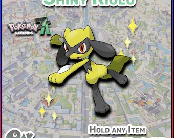 Pokemon Legenden Z-A | Glänzendes Riolu | 6 IV's Schaukampftauglich | Schnellhandel | Alpha