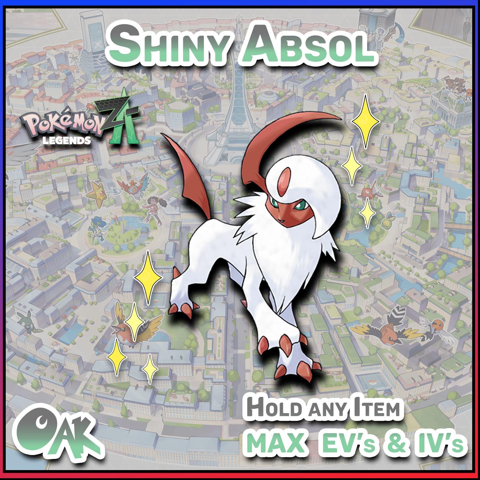 Pokemon Legends Z-A | Shiny Absol | 6 Iv's Battle Ready | Fast Trade ...