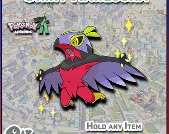 Pokemon Legenden Z-A | Glänzendes Hawlucha | 6 IV's Schaukampftauglich | Schnellhandel | Alpha
