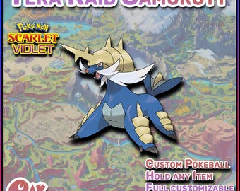 Pokemon Scarlet & Violet | Tera Raid Samurott | 6 IV's Ready | Free Masterball | Fast Trade