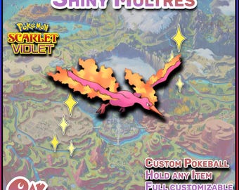Pokemon Scarlet & Violet | Shiny Moltres | 6 IV's |  Fast Trade
