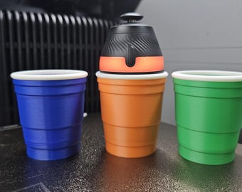 Vaso Solo para Puffco Proxy / Estilo vaso rojo impreso en 3D / Accesorio Proxy / Colores personalizados disponibles