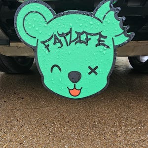 Enganche de remolque con imagen personalizada