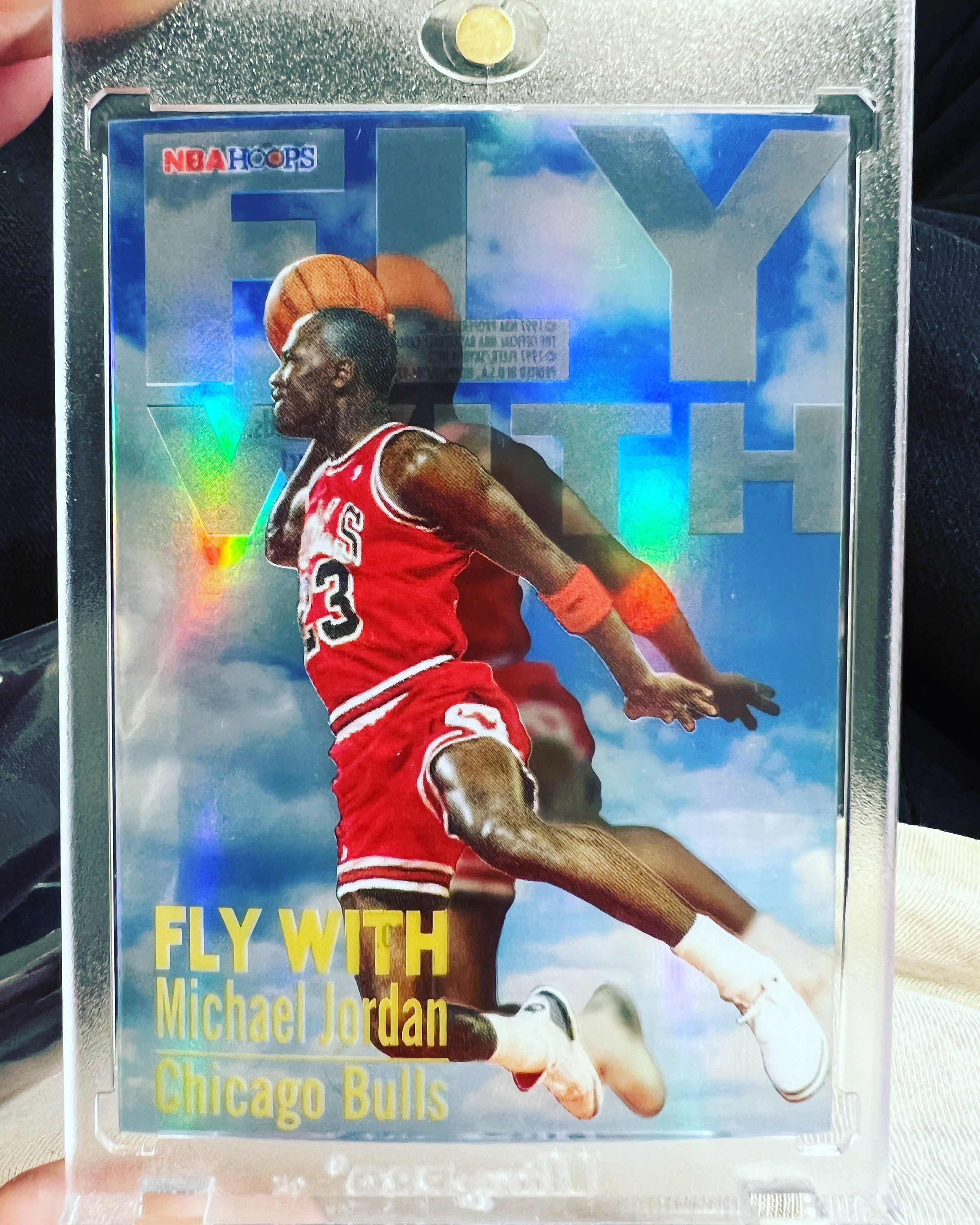 Hoops Michael Jordan Fly With Acetate Holo Custom Basketball ...