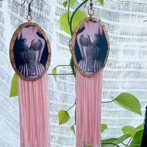 Pink Dita Earring - On The Fringe