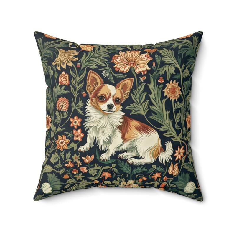 William morris chihuahua cushion