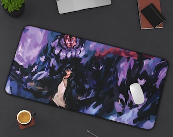 Sung Jinwoo Deskmat, Sololevel Deskmat, Sung Jinwoo Mousepad, Sololevel Mousepad | Shadow Army Anime Deskmat, Anime Gift for Him, GiftFor