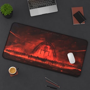The Rumbling Deskmat | Titan Mousepad, Titan Deskmat, Anime Deskmat, Anime Mousepad | Anime Gift for Him, Gift ForHim, Giftfor, Gaming Gift