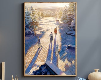 Fantasy Anime Wandbild, Reise Anime Wandbild | Fantasy Anime Poster, Reise Anime Poster, Abenteuer Anime Wandkunst | Anime Geburtstagsgeschenk