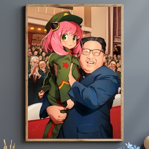 Anya Kim Wallart | Anya Kim Poster, Soldier Wallart, Anya Poster, Anime Soldier Wall Art | Anime Gift for Him, Gift ForHim, Giftfor