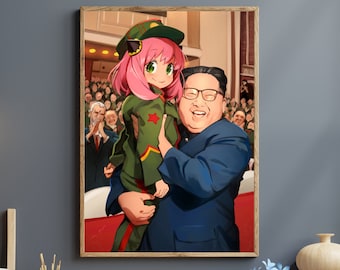 Anya Kim Wallart | Anya Kim Poster, Soldier Wallart, Anya Poster, Anime Soldier Wall Art | Anime Gift for Him, Gift ForHim, Giftfor