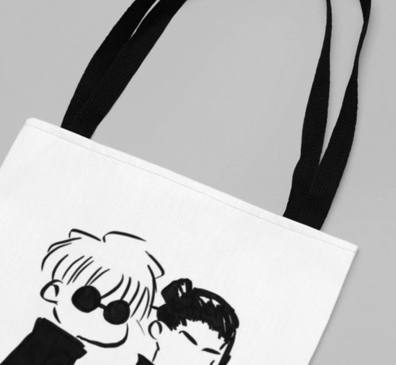 Gojo Satoru/geto Suguru Tote Bag JJK Tote Bag, Jujutsu Kaisen Tote Bag, JJK  Merch Minimalist Anime, Cute Anime Gifts, Anime Tote Bag 