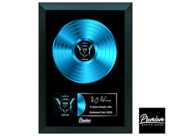 Custom Plaque | Personalized Plaque | Vinyl Poster | Frame Award Record Plaque | Personalized Vinyl | Music Gift Music | Plaque Custom