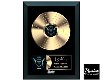 Custom Plaque | Personalized Plaque | Vinyl Poster | Frame Award Record Plaque | Personalized Vinyl | Music Gift Music | Plaque Custom