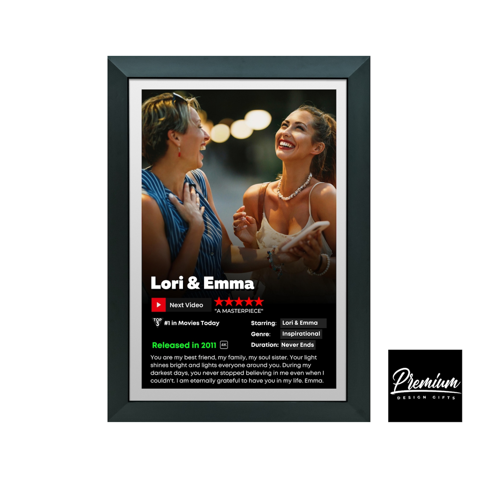 Personalized Movie Poster Couples Poster Portrait From Photo Weddings ...