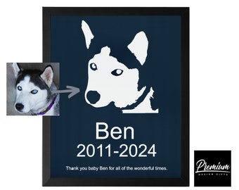 Pet Memorial Gift | Pet Memorial 3D Metallic | Sympathy Gift | Personalized Pet Memorial | Memorial Gift | Dog Memorial | Memorial Plaque