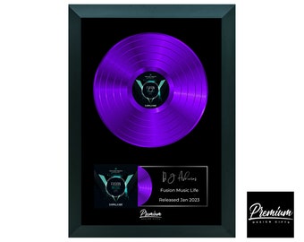 Custom Plaque | Personalized Plaque | Vinyl Poster | Frame Award Record Plaque | Personalized Vinyl | Music Gift Music | Plaque Custom
