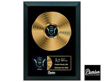 Custom Plaque | Personalized Plaque | Vinyl Poster | Frame Award Record Plaque | Personalized Vinyl | Music Gift Music | Plaque Custom