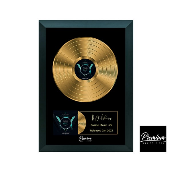 Custom Plaque | Personalized Plaque | Vinyl Poster | Frame Award Record Plaque | Personalized Vinyl | Music Gift Music | Plaque Custom