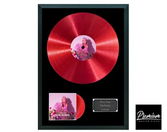 Custom Plaque | Personalized Plaque | Vinyl Portrait | Framed Award Record Plaque | Personalized Vinyl | Music Gift Music | Plaque Custom