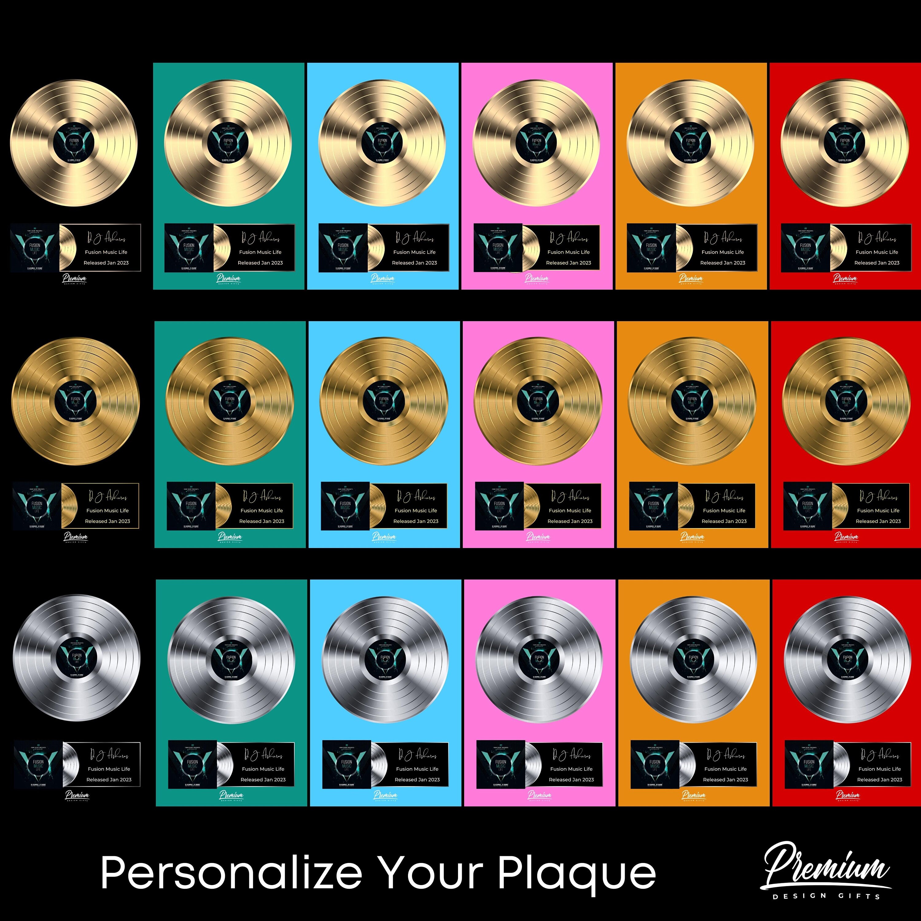 Custom Plaque Personalized Plaque Vinyl Poster Frame Etsy