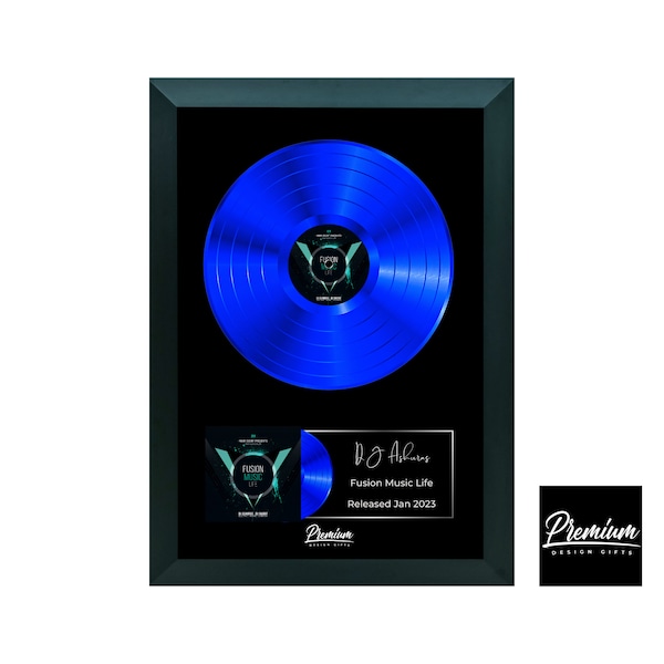 Custom Plaque | Personalized Plaque | Vinyl Poster | Frame Award Record Plaque | Personalized Vinyl | Music Gift Music | Plaque Custom