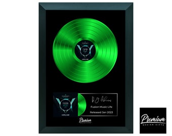 Custom Plaque | Personalized Plaque | Vinyl Poster | Frame Award Record Plaque | Personalized Vinyl | Music Gift Music | Plaque Custom