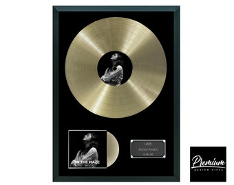 Custom Plaque | Personalized Plaque | Vinyl Portrait | Framed Award Record Plaque | Personalized Vinyl | Music Gift Music | Plaque Custom