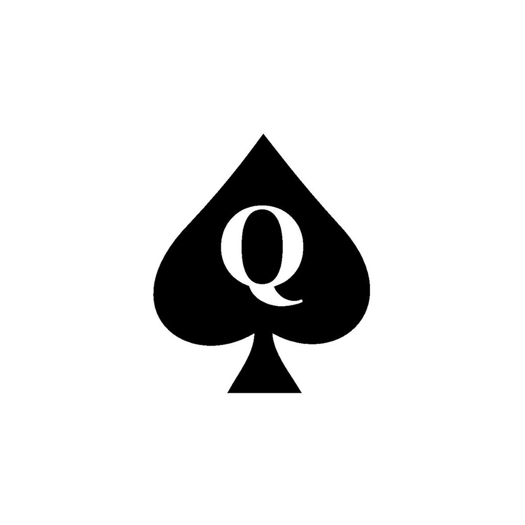Queen of Spades / BBC Sign / Digital Download / Sticker Png Etsy