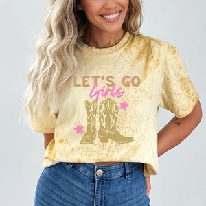 Let's Go Girls T Shirt, VINTAGE Country T Shirt, Bachelorette Tee, Girl Power T Shirt, Soft T Shirt, Cowgirl shirt, Bridesmaid T Shirt