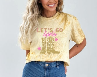 Let's Go Girls T Shirt, VINTAGE Country T Shirt, Bachelorette Tee, Girl Power T Shirt, Soft T Shirt, Cowgirl shirt, Bridesmaid T Shirt